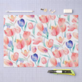 Waterverf Tulps Patroonpapier Tissuepapier (Craft)