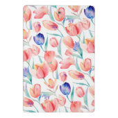 Waterverf Tulps Pattern Mini Clipboard Klembord (Achterkant)