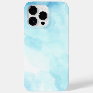 Waterverf turquoise iPhone 14 pro max hoesje