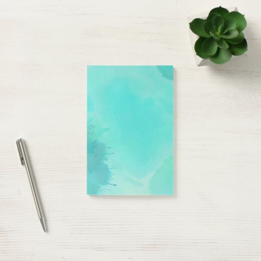 Waterverf Turquoise Post-it® Notes (Kantoor)