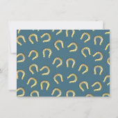 Waterverf Uitnodiging voor paardenraces (Achterkant)