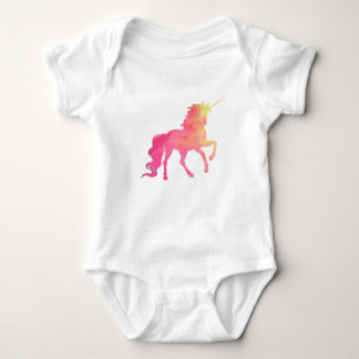 Waterverf Unicorn baby romper