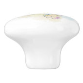 Waterverf Unicorn Ceramic Pull Keramische Knop (Zijkant)