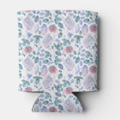 Waterverf Unicorn Crystals & Rozen Patroon Blikjeskoeler (Achterkant)