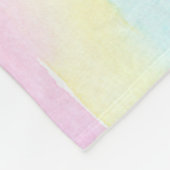 Waterverf Unicorn Fleece Deken (Hoek)