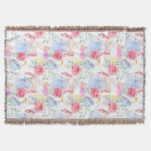 Waterverf Unicorn & Pegasus Patroon Deken (Voorkant)