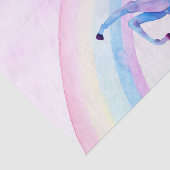 Waterverf Unicorn-weefselpapier Tissuepapier (Detail)