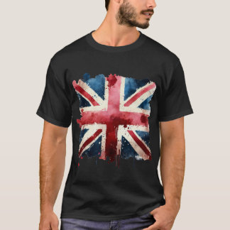 Waterverf Union Jack Flag T-shirt