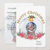 Waterverf Vakantie Kerst Kaart (Voorkant / Achterkant)