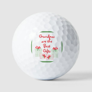 Waterverf Vakantie Rood Groen Feestelijke Opa Golfballen