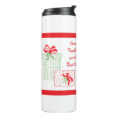 Waterverf vakantieleraren Beste geschenken Thermosbeker (Gedraaid links)