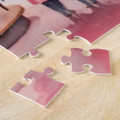 Waterverf Valentijnsdag carrousel Legpuzzel (Zijkant)