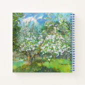 Waterverf van bloedige tuinschilderkunst notitieboek (Achterkant)