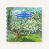 Waterverf van bloedige tuinschilderkunst notitieboek (Voorkant)