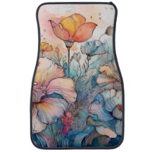 Waterverf van bloemenpatroon