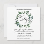 Waterverf van bosolievlekken | Vierkant Kaart (Voorkant)