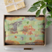 Waterverf van bossen tissuepapier (Geschenk)