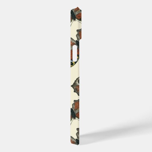 Waterverf van botervliegen Case-Mate iPhone case (Achterkant / Rechts)