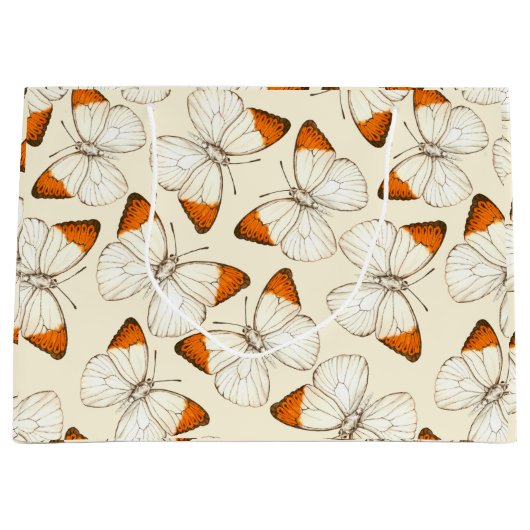 Waterverf van botervliegen large cadeautasje (Voorkant)