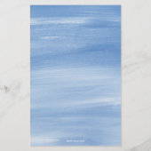 Waterverf van Chinoiserie Ginger Jar Stationery Briefpapier (Achterkant)