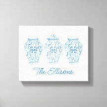 Waterverf van Chinoiserie Ginger Jar Vase