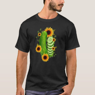 Waterverf van Cucumber Pickle T-shirt