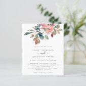 Waterverf van de begroting Florals Weddenschap (Staand voorkant)