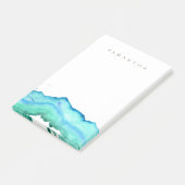 Waterverf van de bergen | Aangepaste naam Post-it® Notes (Schuin)