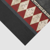 Waterverf van de boerderij Rooster Chalkboard Deco Tissuepapier (Detail)