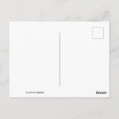 Waterverf van de Caymaneilanden Briefkaart (Achterkant)