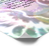 Waterverf van de engel van God Poster (Hoek)