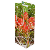 Waterverf van de Indiase schildpenseel WildFlower Wijn Cadeautas (Voorkant Gekanteld)