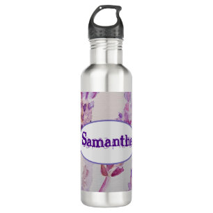 Waterverf van de lavendel en de bijen: Birthday Waterfles