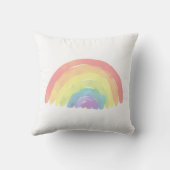 Waterverf van de lichtregenboog kussen (Achterkant)