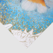 Waterverf van de schelp van gekloonde vis tissuepapier (Detail)