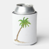 Waterverf van de tropische beugel blikjeskoeler (Blikje Voorkant)