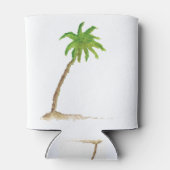 Waterverf van de tropische beugel blikjeskoeler (Achterkant)