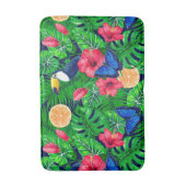 Waterverf van de tropische tuinen badmat (Voorkant Verticaal)