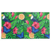 Waterverf van de tropische tuinen kussensloop (Voorkant-Rechts)