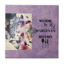 Waterverf van de vlinder