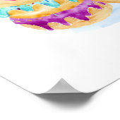 Waterverf van deounts poster (Hoek)