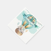 Waterverf van dierenavontuur Boho Birthday Party Servet (Hoek)