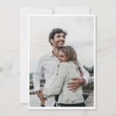 Waterverf van Elegant Save The Date (Achterkant)