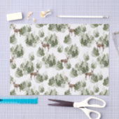 Waterverf van Evergreen-herten Tissuepapier (Craft)
