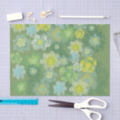 Waterverf van Floral Abstract zout Tissuepapier (Craft)