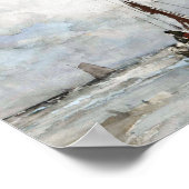 Waterverf van gesmolten verzilting poster (Hoek)