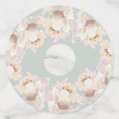 Waterverf van gietijzer, van gietijzer wijnglaslabel (Achterkant)