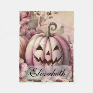  waterverf van Halloween pompoenen Herfst Fleece Deken