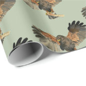Waterverf van Hawk Flapping Wings Cadeaupapier (Rol Hoek)