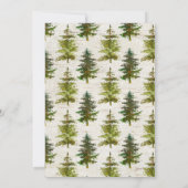 Waterverf van het bijtende gebergte - Birch Weddin Kaart (Achterkant)